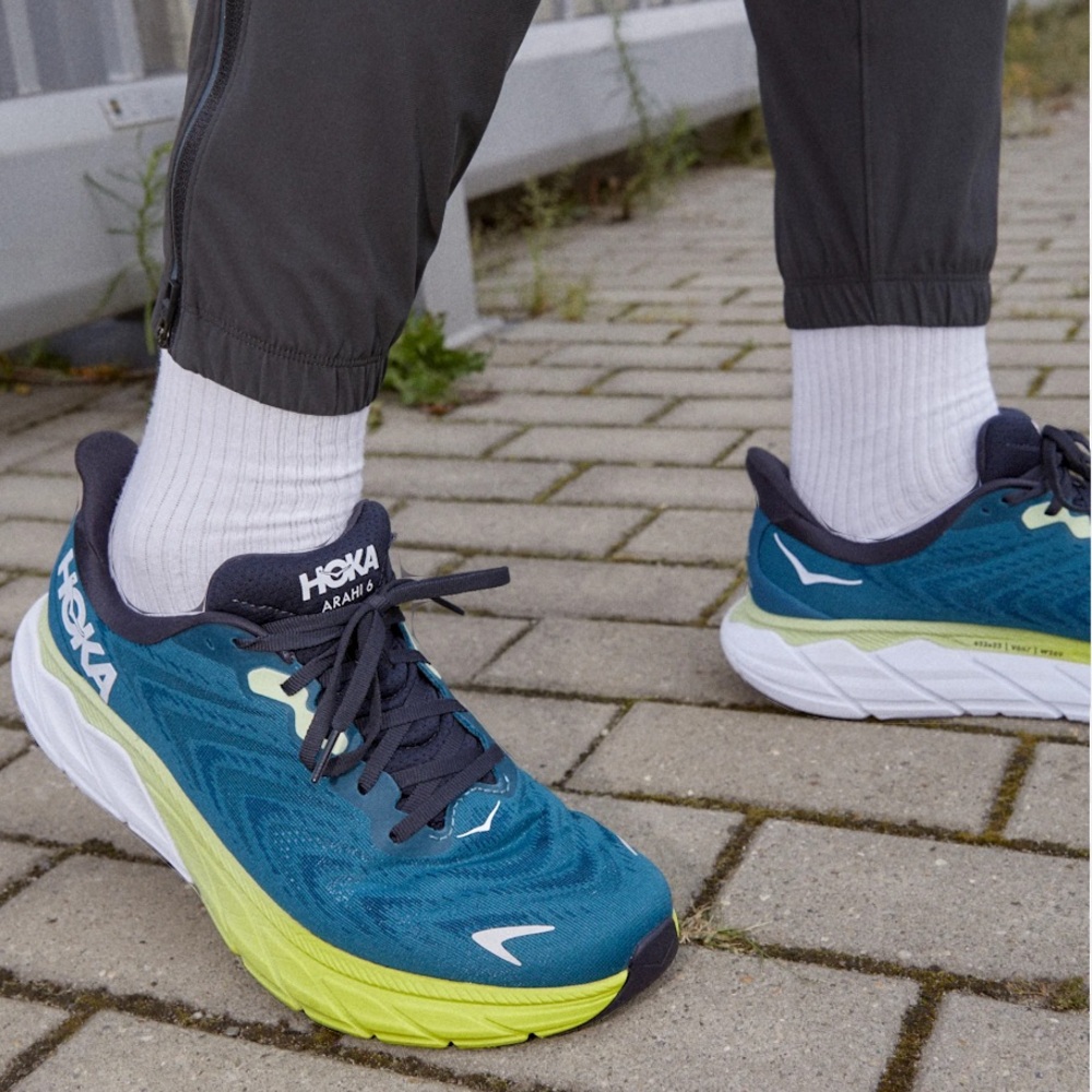 Hoka One One Arahi 6 blue graphite men Size 10D NEW - Picture 4 of 17